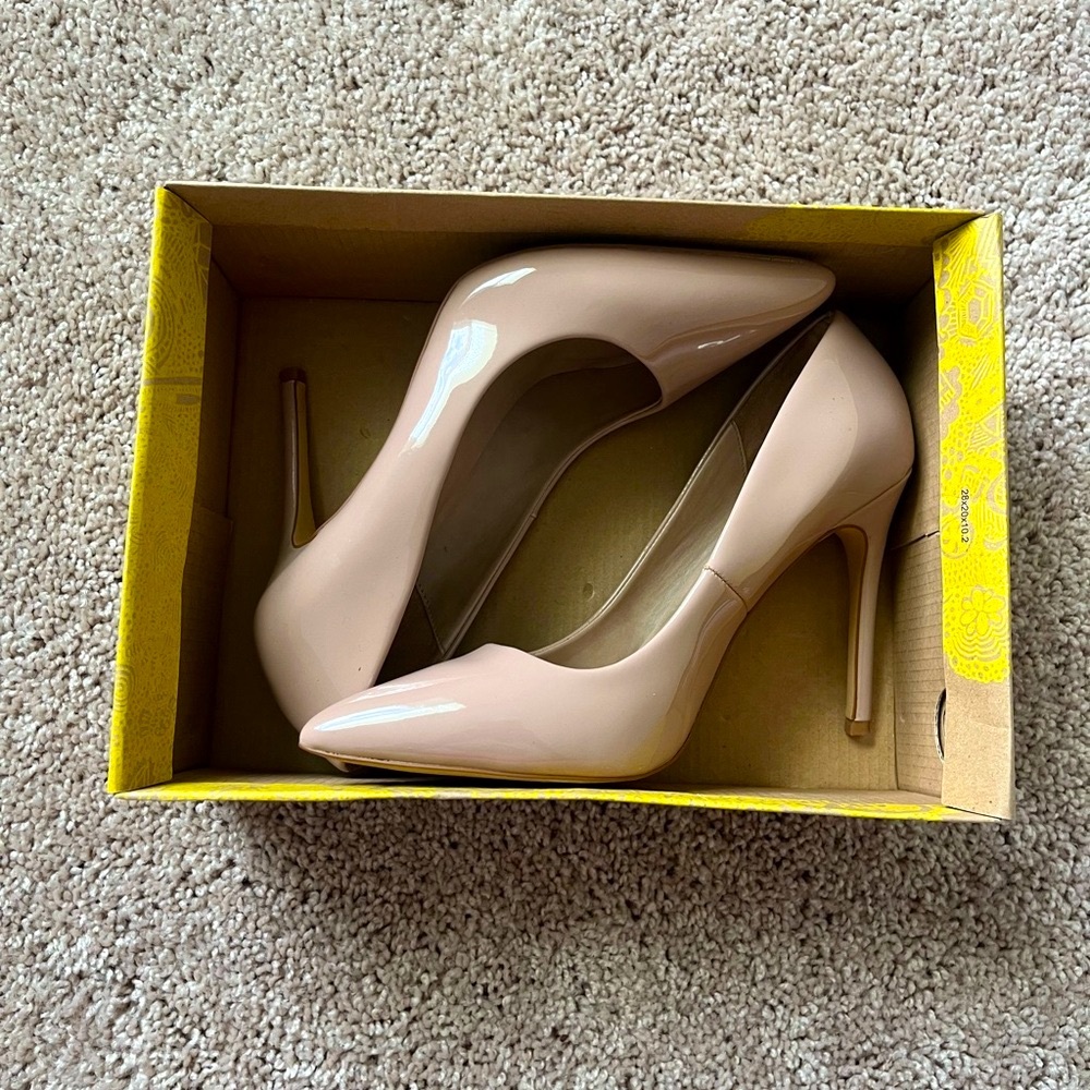 Mix No. 6 Blush Patent Leather Heels